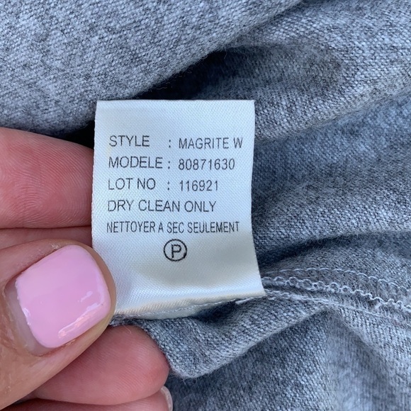 𝅺theory Magrite Wool Shift Dress - Grey - Picture 12 of 12